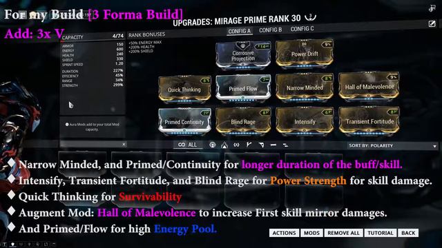 Warframe Mirage Prime Build - Portable Firing Squad [3 Forma] смотреть онлайн