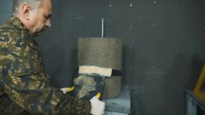 ИСПЫТАНИЕ БРОНЕЖИЛЕТА "МОДУЛЬ-МОНОЛИТ" в аккредитованном испытательном центре АО"НПО Спецматериалов