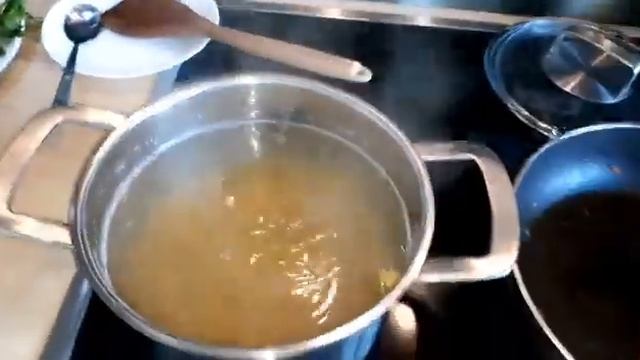 Supa Cu Legume Si Naut. Vegetable And Chickpea Soup. Суп с овощами и нутом.