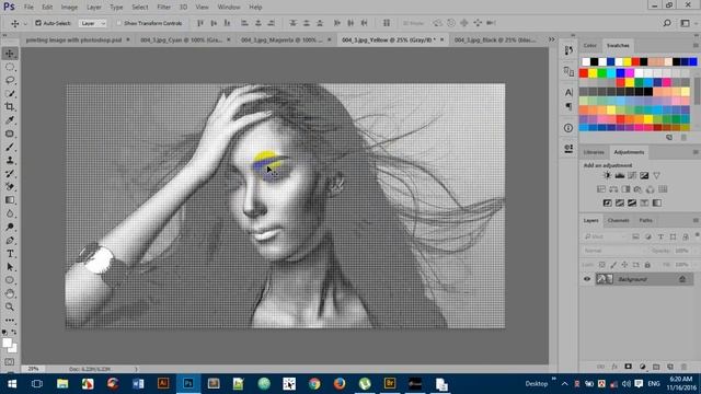 Photoshop Bangla tutorial : how to screen printing смотреть онлайн