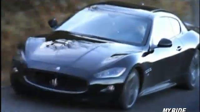 Geneva: Maserati Gran Turismo S Driving смотреть онлайн