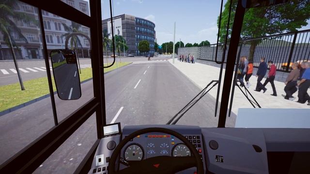 Городская модификация автобуса НеФаЗ 5299-10-33 в Proton Bus Simulator смотреть онлайн