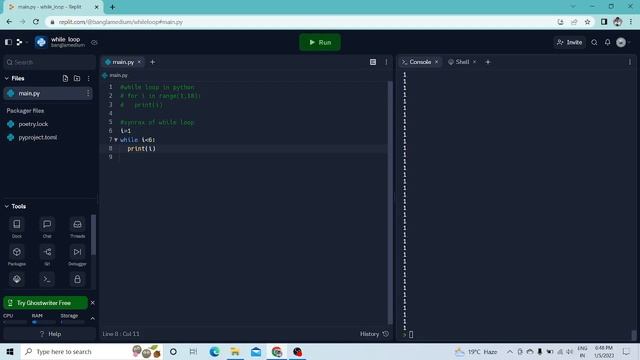 while loops in python scripting language polytechique 3rd sem cst смотреть онлайн