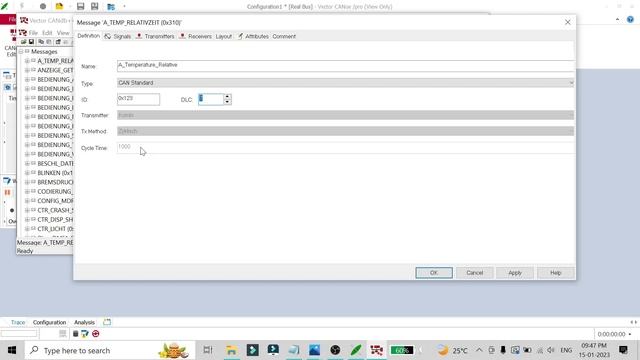 How to edit the message attributes in CANdb++ | How to edit the CAN Signal in Vector CANdb++ смотреть онлайн