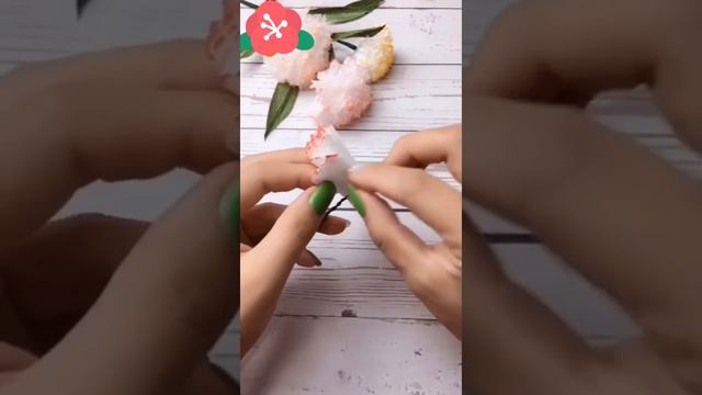 DIY Tissue paper Flowers Easy idea/ Tissue Flower Making At Home смотреть онлайн