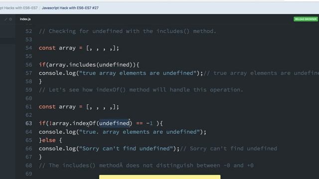 Javascript Hack with ES6 Array #21 смотреть онлайн