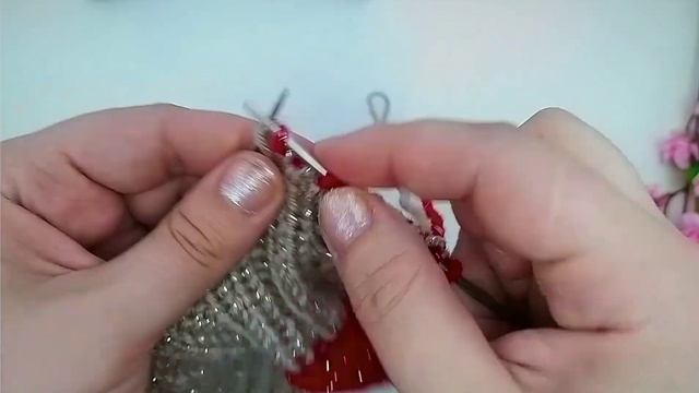Очень простые следки-носочки на двух спицах. МК для начинающих. смотреть онлайн
