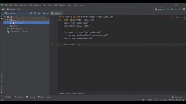 Enable Password to your PDF using PYTHON | PYTHON WORLD смотреть онлайн