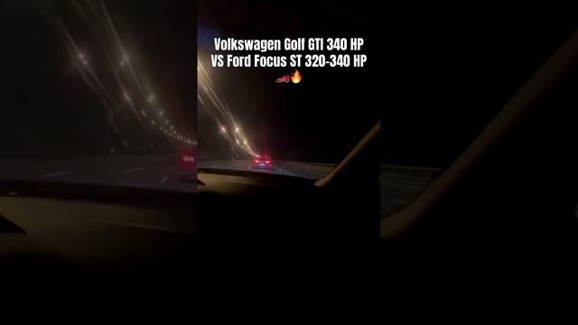 Городские пушки: Volkswagen Golf GTI 340 HP VS Ford Focus ST 320-340 HP #racing #exhaust #stage2 смотреть онлайн