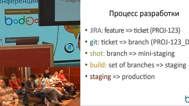 Релиз-менеджмент в Badoo. Деплой на 1000 серверов за 3 минуты смотреть онлайн