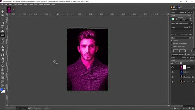 How To Make Dual Light Effect in GIMP/ Alternative of Photoshop смотреть онлайн