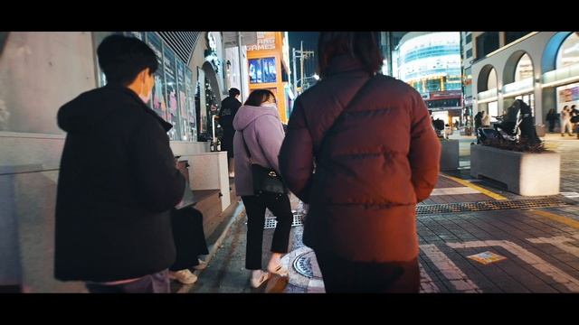 Bar Street Walk in Hongdae| lofi hiphop | chill | mellow | Exploring Korea смотреть онлайн