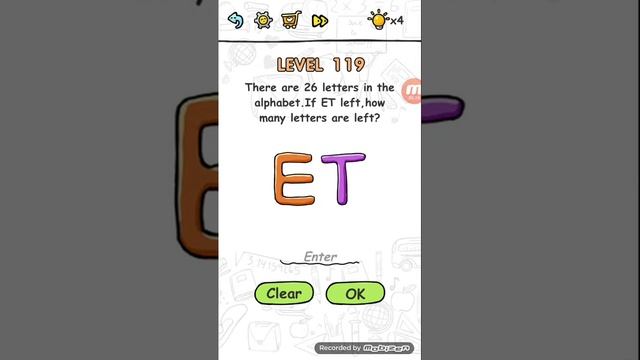 Brain challenge puzzle level 119 walkthrough смотреть онлайн