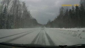 дорога от Кировграда в Верхний Тагил зимой 2016