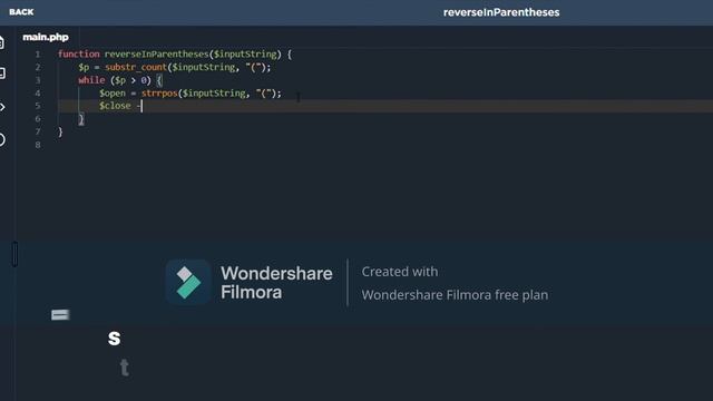 Reverse In Parentheses | CodeSignal | PHP смотреть онлайн