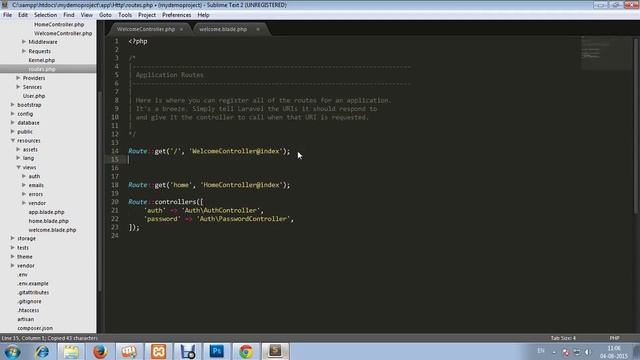 How to create route controller and view in laravel 5 смотреть онлайн