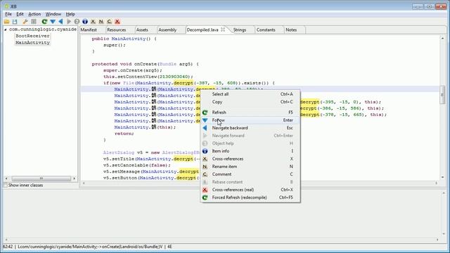 JEB Demo - Java AST Manipulation - Decrypt Strings смотреть онлайн
