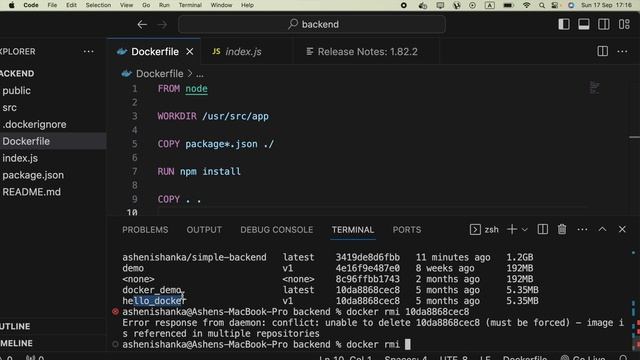 Error response from daemon: conflict: unable to delete (must be forced) - image is referenced in смотреть онлайн