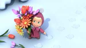 Маша и Медведь. Видеоклипы. Песня "Про следы"