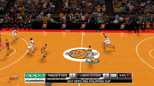 Takezato vs Shohoku Slam Dunk vs KNB Mod Part 1 смотреть онлайн