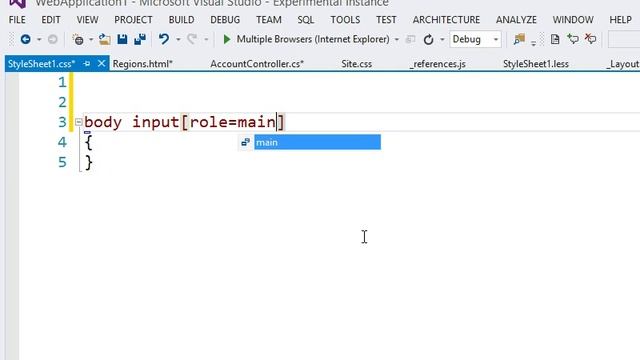 Web Essentials: CSS Attribute Intellisense смотреть онлайн