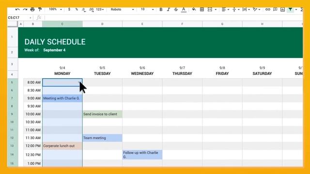 Filter by color in Google Sheets смотреть онлайн