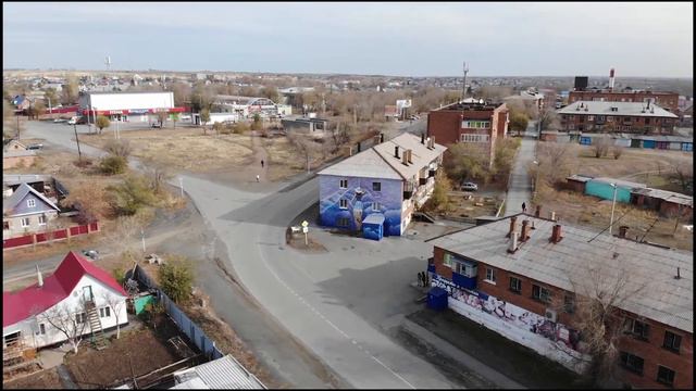 Роспись на фасаде | Лавандовое поле в г. Орск, ул. Ленина, д. 125 смотреть онлайн
