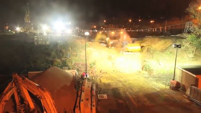 Таймлапс замена железнодорожного моста ( залипательное видео ) смотреть онлайн