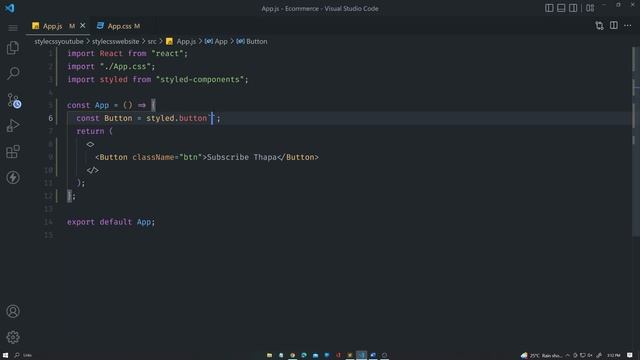 Styled Component in React in Hindi #1: Introduction to Styled Component & How to use it in React JS смотреть онлайн
