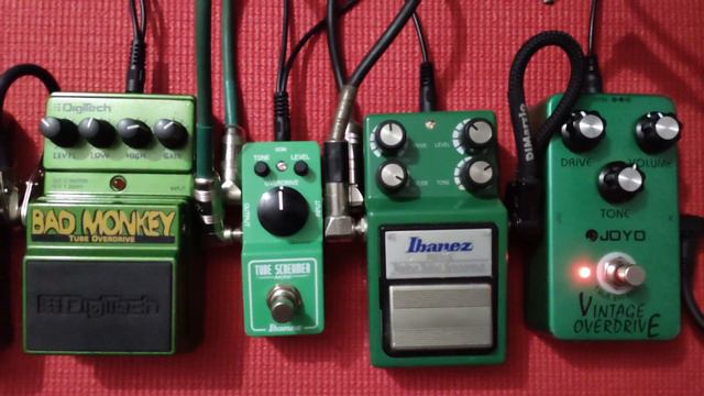 IBANEZ TS9 MINI VS TS9DX + DIGITECH BAD MONKEY + JOYO VINTAGE OVERDRIVE #ibanez #digitech #joyo #ts смотреть онлайн