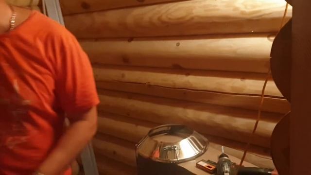 Монтаж печи и отделка парной в срубе смотреть онлайн