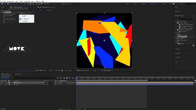 Animated Gradients Circle in After Effects Tutorial смотреть онлайн