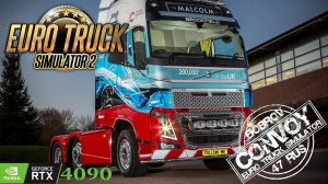 Конвой Euro Truck Simulator 2 на базе fanatec DD1 руль BMW M3 GT2 V2.