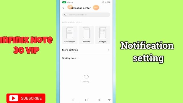 Infinix Note 30 VIP Disable Notifications || How To Turn Off Notifications || Notification Settings