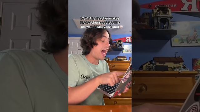 POV: The teacher makes the teacher’s pet read his browser history out loud смотреть онлайн