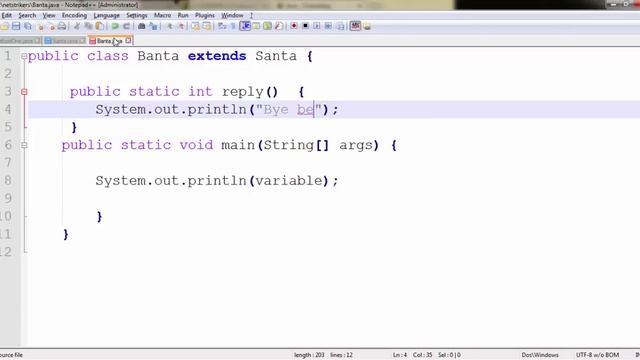 Java Programming Tutorial 20 - Overriding in Java смотреть онлайн