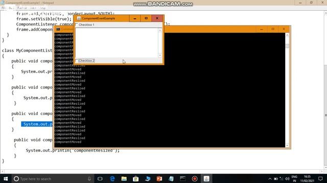 Event Handling in Java: Component and Container Event смотреть онлайн