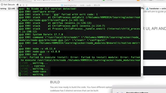การติดตั้ง Learning Locker (NodeJS) บน MACOSX (ตอนที่1) смотреть онлайн