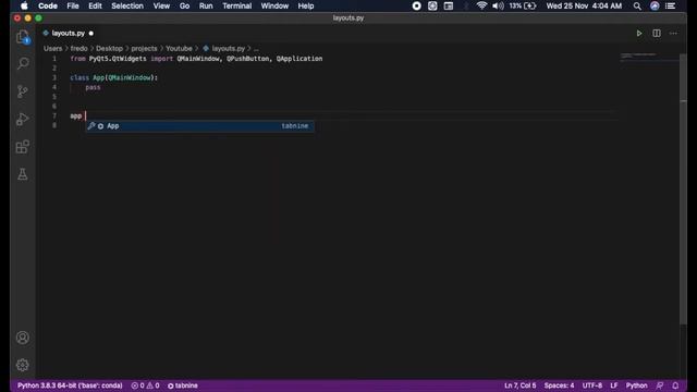 Curso Python + PyQt | #6 Layouts смотреть онлайн