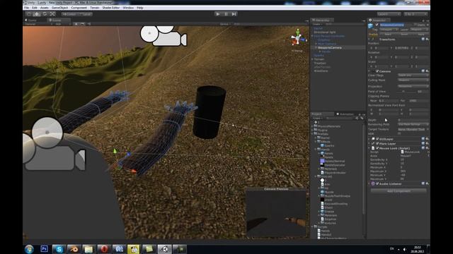 Unity урок 4, FPS, оружие которое не проходит сквозь объекты смотреть онлайн