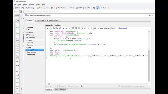 Cascading DropdownBoxes Using the Client-side Data Cache смотреть онлайн