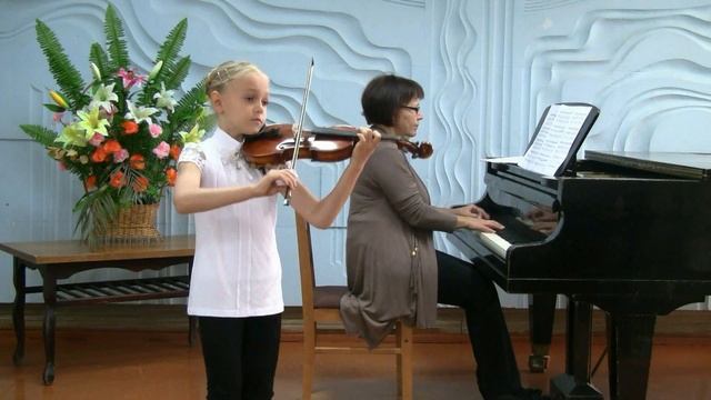Рябова Анастасия. Скрипка. Дженкинсон "Танец" смотреть онлайн