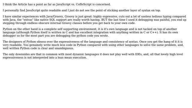 Language Design: Are languages like Python and CoffeeScript really more comprehensible? смотреть онлайн