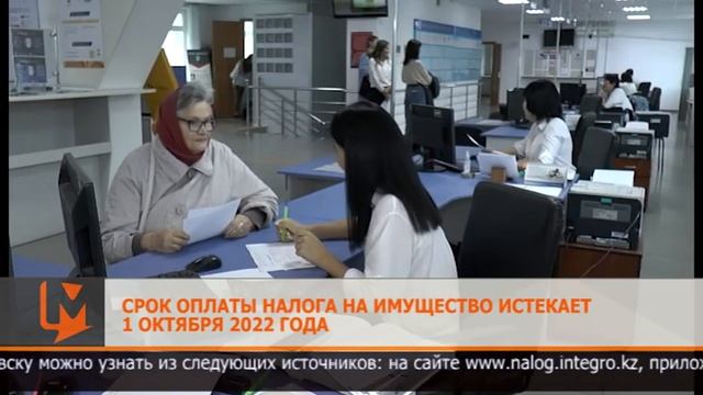 Срок оплаты налога на имущество истекает 1 октября 2022 года смотреть онлайн
