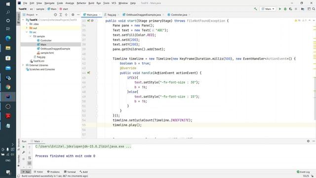 Java FX урок 14 - Анимация. Timeline класс смотреть онлайн