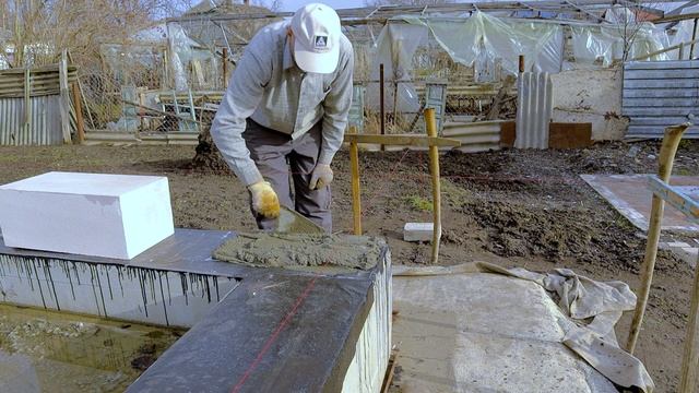 Кладка углов первого ряда | Начало кладки газобетона смотреть онлайн