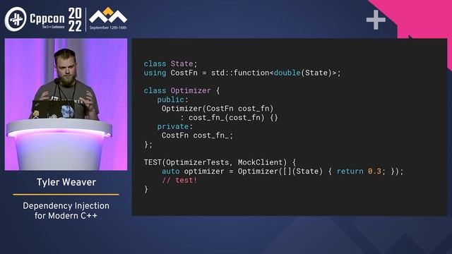 Lightning Talk_ Dependency Injection for Modern C++ - Tyler Weaver - CppCon 2022 смотреть онлайн