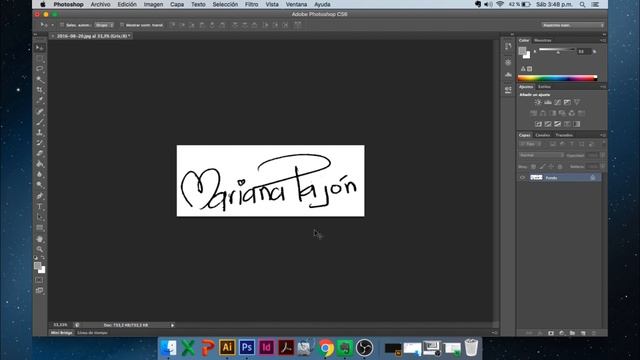 Digitalizar Firma con Photoshop e Illustrator смотреть онлайн