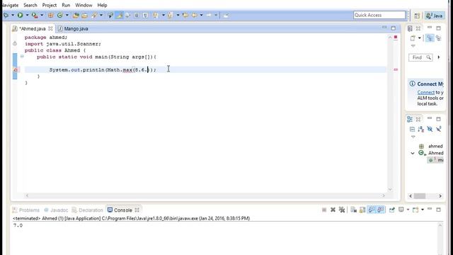 Java Programming Tutorial 24 Math Class Methods смотреть онлайн