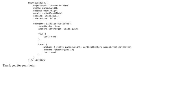 Ubuntu: Get the sum of all values in a specific column of a ListView in QML смотреть онлайн